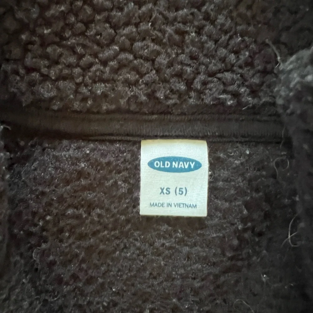 Old Navy Kids Black Fleece Vest xs